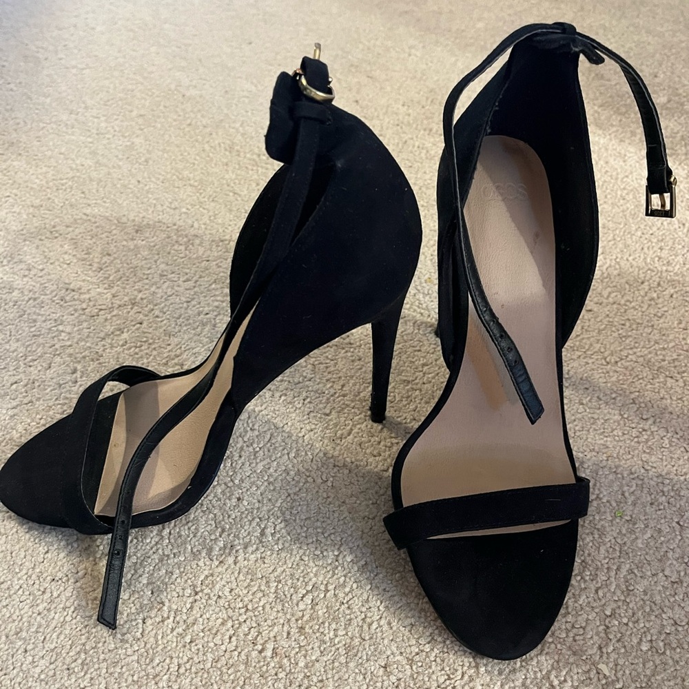 Wide Fit Black Stiletto ASOS Size 9